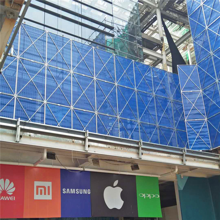 北京爬架網(wǎng)外圍安全網(wǎng)片，安全防護(hù)沖孔網(wǎng)